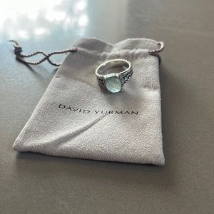 David Yurman Prasiolite ring size 7